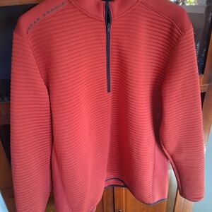 Under Armour Brick Red Quarter-Zip Pullover